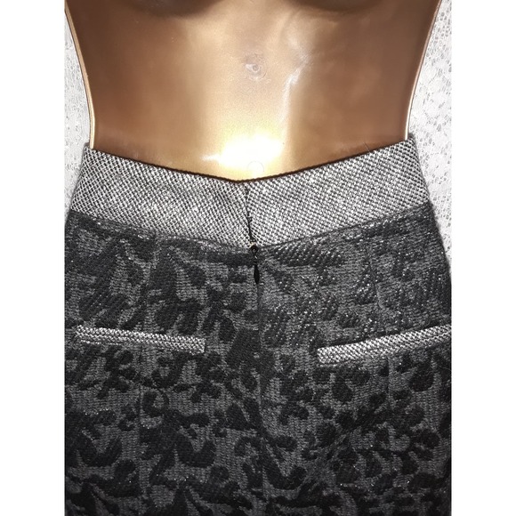Proenza Schouler Sz 4 Metallic Textured Wool Pencil Skirt - Picture 4 of 8